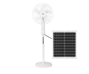 FABRILAMP Ventilateur Solaire DC Clima Blanc 30W avec USB