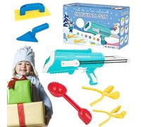 Fabrique à Boules de Neige - Jeu de Lanceur Électrique Amusant,Moules à Neige Extérieur,pour Jeu d'Affrontement Filles Adultes Jardin Hivernal