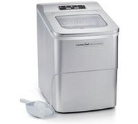 Kitchen Chef Machine à glaçons KSICE9 – 9 glaçons en 9 min, 2 tailles, 10–12 kg/24h, 2 L, 140 W