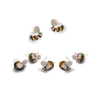 Fabriqué à la main et certifié commerce équitable - Gry & Sif - Design danois élégant x artisan népalais - Pendentif - Mini abeilles en feutre pour décoration de salon - Lot de 7