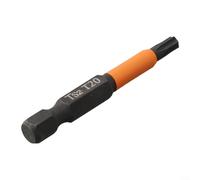Fabriqué à partir de matériaux, cet embout de tournevis magnétique à tête hexagonale mesure 50 mm de long, conçu pour être compatible avec une gamme de tailles Torx ()