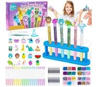 Fabrique a Stylo avec 20 Stylos Kit Creation Stylo avec 68+ Accessoires Kit Loisir Creatif Enfant idée Cadeau Fille 4 6 8 Ans