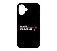 Fabriqué au Bangladesh né dans Le Pays de Naissance Coque pour iPhone 16