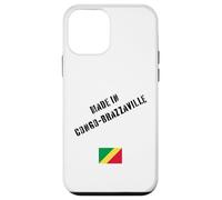 Fabriqué au Congo-Brazzaville avec Drapeau drôle Coque pour iPhone 12 Mini