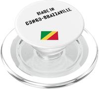 Fabriqué au Congo-Brazzaville avec Drapeau drôle PopSockets PopGrip pour MagSafe