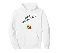 Fabriqué au Congo-Brazzaville avec Drapeau drôle Sweat à Capuche