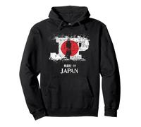 Fabriqué au Japon Drapeau JP Vintage Pride Heritage Culture Graphique Sweat à Capuche