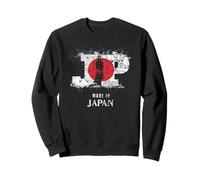 Fabriqué au Japon Drapeau JP Vintage Pride Heritage Culture Graphique Sweatshirt