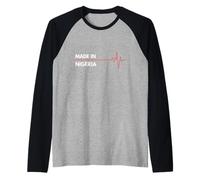 Fabriqué au Nigéria, Pays de Naissance Manche Raglan
