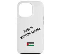 Fabriqué au Sahara Occidental avec Drapeau Amusant Coque pour iPhone 13 Pro