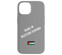 Fabriqué au Sahara Occidental avec Drapeau Amusant Coque pour iPhone 14