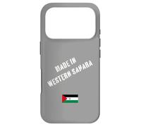 Fabriqué au Sahara Occidental avec Drapeau Amusant Coque pour iPhone 17 Pro