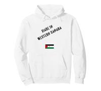 Fabriqué au Sahara Occidental avec Drapeau Amusant Sweat à Capuche