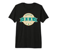 Fabriqué aux États-Unis - Amérique T-Shirt Haut de Gamme