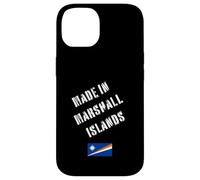 Fabriqué aux Îles Marshall avec Drapeau Amusant Coque pour iPhone 14