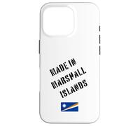 Fabriqué aux Îles Marshall avec Drapeau Amusant Coque pour iPhone 16 Pro