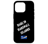Fabriqué aux Îles Marshall avec Drapeau Amusant Coque pour iPhone 16 Pro