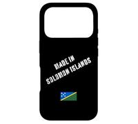 Fabriqué aux îles Salomon avec Drapeau Amusant Coque pour iPhone 17 Pro
