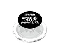 Fabriqué avec crainte et Merveille - Psaume 139:14 PopSockets PopGrip pour MagSafe