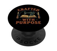 Fabriqué avec Une Machine à Coudre Vintage PopSockets PopGrip Adhésif