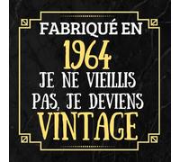 Fabriqué En 1964: Livre d'or Anniversaire 60 ans ,Cadeau original humour homme femme , à personnaliser