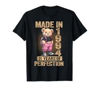 Fabriqué en 1994 pour 31e Anniversaire 31 Ans Ours en Peluche Perfection T-Shirt
