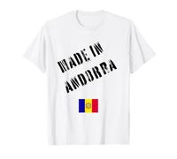 Fabriqué en Andorre avec Drapeau drôle T-Shirt