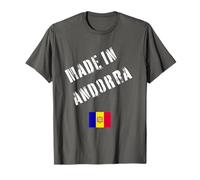 Fabriqué en Andorre avec Drapeau drôle T-Shirt