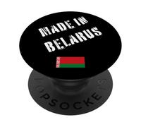 Fabriqué en Biélorussie avec Drapeau Amusant PopSockets PopGrip Adhésif