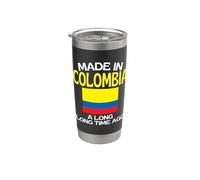 Fabriqué en Colombie A Long Time Ago Funny Colombian Birthday Gobelet isotherme en acier inoxydable double paroi