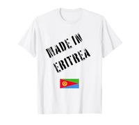 Fabriqué en Érythrée avec Drapeau Amusant T-Shirt