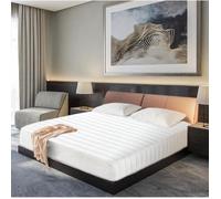 (Fabriqué en Europe) Luxe Matelas mémoire de forme 160x200 Memo - épaisseur 26cm- 8 zones de confort mousse mémoire adaptative
