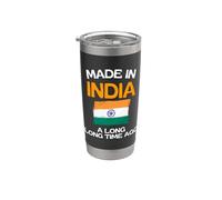 Fabriqué en Inde il y a longtemps, un drôle d'anniversaire indien Gobelet isotherme en acier inoxydable double paroi