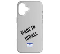 Fabriqué en Israël avec Drapeau Amusant Coque pour iPhone 16