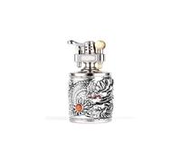 Fabriqué en métal avec réservoir de carburant de grande capacité, briquet à kérosène de bureau fait à la main, briquet nostalgique à l'ancienne coupe-vent rétro avec forte flamme à jet, adapté au camp