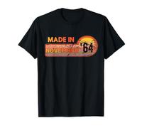 Fabriqué en Novembre 1964 Awesome Since 1964 Anniversaire Vintage T-Shirt