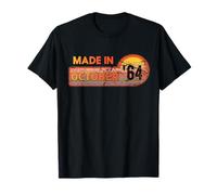 Fabriqué en octobre 1964 Awesome Since 1964 anniversaire vintage T-Shirt