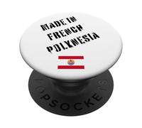 Fabriqué en Polynésie Française avec Drapeau drôle PopSockets PopGrip Adhésif
