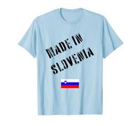 Fabriqué en Slovénie avec Drapeau Amusant T-Shirt