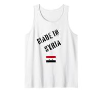 Fabriqué en Syrie avec Drapeau Amusant Débardeur