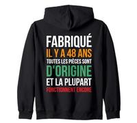 Fabriqué il y a 48 ans cadeau drôle anniversaire homme Sweat à Capuche