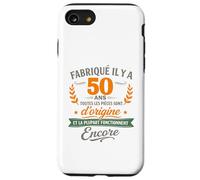 Fabriqué il y a 50 Ans pièces sont d’Origine Humour drôle Coque pour iPhone SE (2020) / 7/8