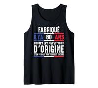 Fabriqué il y a 80 Ans Anniversaire Homme Blague drôle Débardeur