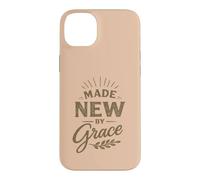 Fabriqué par Grace Christian Faith Bible Verset béni Jésus Coque pour iPhone 14 Plus