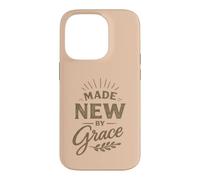 Fabriqué par Grace Christian Faith Bible Verset béni Jésus Coque pour iPhone 14 Pro