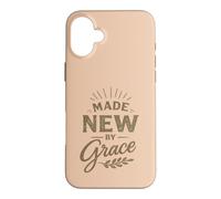 Fabriqué par Grace Christian Faith Bible Verset béni Jésus Coque pour iPhone 16 Plus