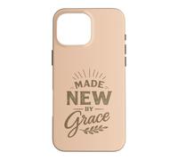 Fabriqué par Grace Christian Faith Bible Verset béni Jésus Coque pour iPhone 16 Pro Max