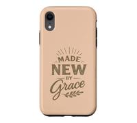 Fabriqué par Grace Christian Faith Bible Verset béni Jésus Coque pour iPhone XR