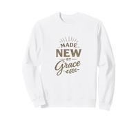 Fabriqué par Grace Christian Faith Bible Verset béni Jésus Sweatshirt
