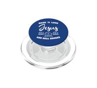 Fabriqué pour Aimer Jésus et Vendre des Maisons croyance Immobilier chrétien PopSockets PopGrip pour MagSafe